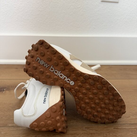 Womens New Balance 327 Sneakers Shoes - White Leather 8.5 - Picture 9 of 9